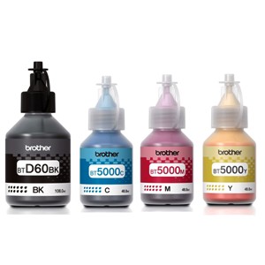 Brother Combo Ink bottle Set  (Black,Cyan,Magenta & Yellow)